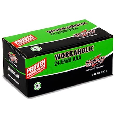 Interstate Batteries Interstate All Battery DRY0075 AAA Alkaline Battery, Pack - 24 IN576594